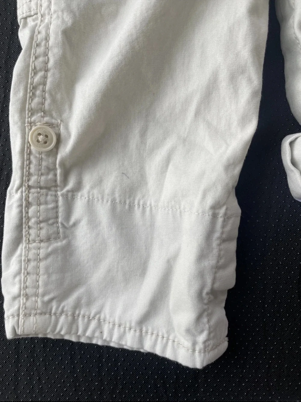 OshKosh B'gosh Cream Kids Overalls with Front Pocket